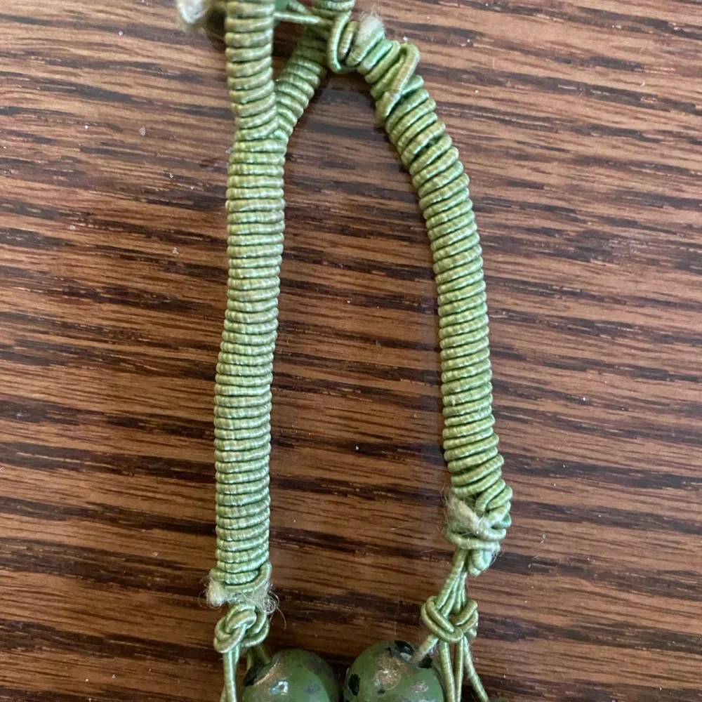 String Bead Necklace - Picture 3 of 4